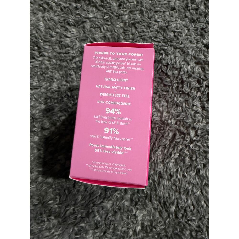 Benefit POREfessional Power Powder Loose Setting Powder Translucent 8g BNIB - Picture 5 of 6